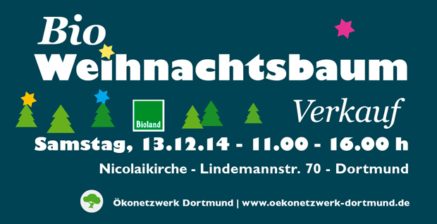 Banner Bio Wehnachtsbaumverkauf 2014